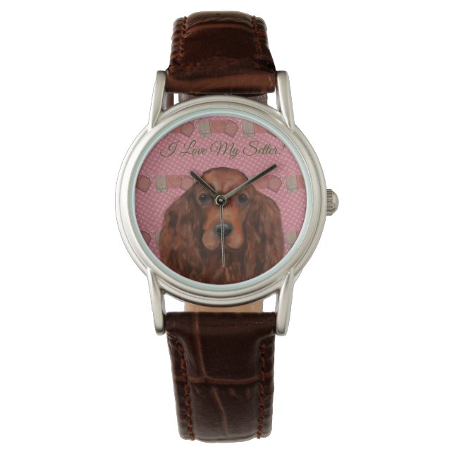Irish Red Setter       Watch (Front)