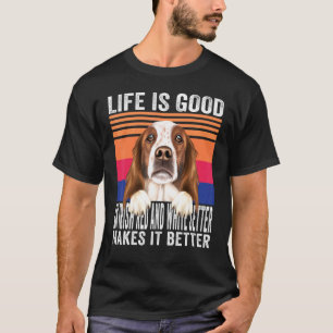 Irish Red White Setters Makes Your Life Good Vinta T-Shirt