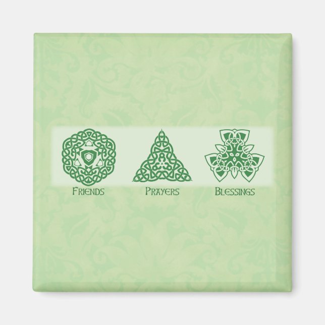 Irish Religious Friends Prayers and Blessings Magnet (Front)