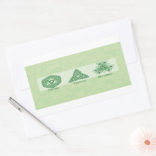 Irish Religious Friends Prayers and Blessings Rectangular Sticker