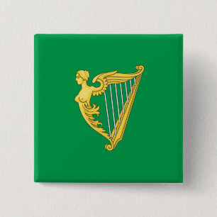 Irish Republican Flag 15 Cm Square Badge