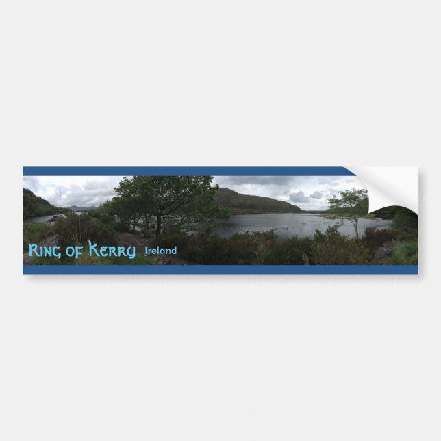 Irish Ring of Kerry Ireland Bumpersticker Bumper Sticker (Front)