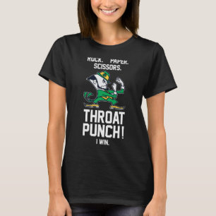 Irish Rock Paper Scissors Throat Punch T-Shirt