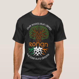 Irish RONAN Family Name Our Love Runs Deeper T-Shirt