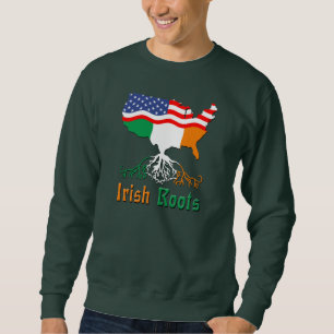 Irish Roots, American Map Sweatshirt