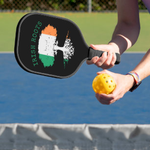 Irish Roots Family Tree Pickleball Paddle