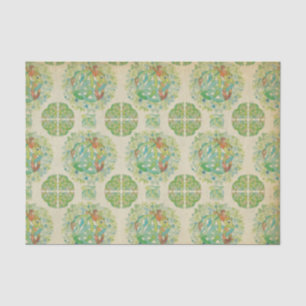 Irish Rose Celtic Knot Tissue Paper