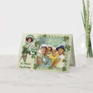 Irish Rose Photo Greetings Card