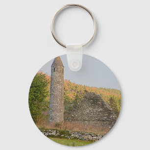 Irish Round Towers over 1,000 years old Key Ring