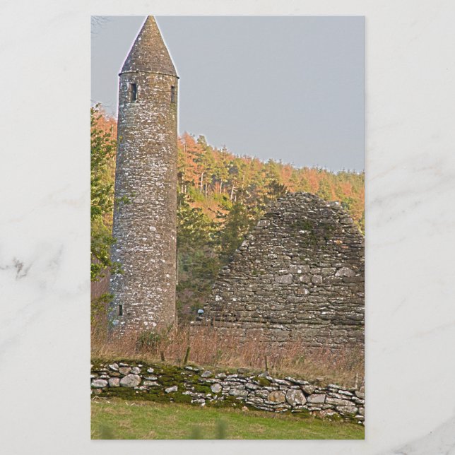Irish Round Towers over 1,000 years old Stationery (Front)