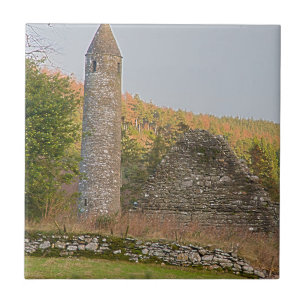 Irish Round Towers over 1,000 years old Tile