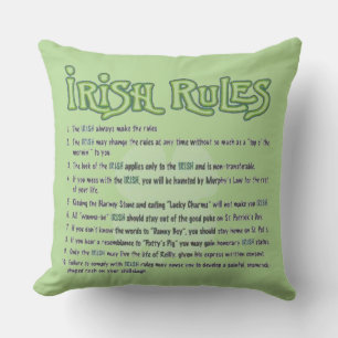 Irish Rules Cushion