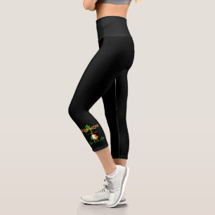 Irish Run Now Kiss Me Later - Runners Running Capri Leggings