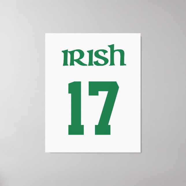 Irish Saint Patrick's day Canvas Print (Front)
