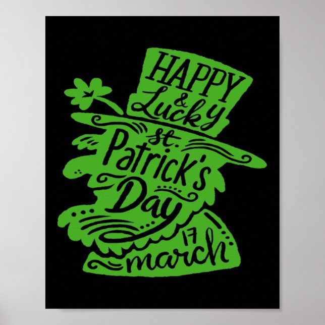 Irish Saint St Patricks Day D And Boozy  Poster (Front)