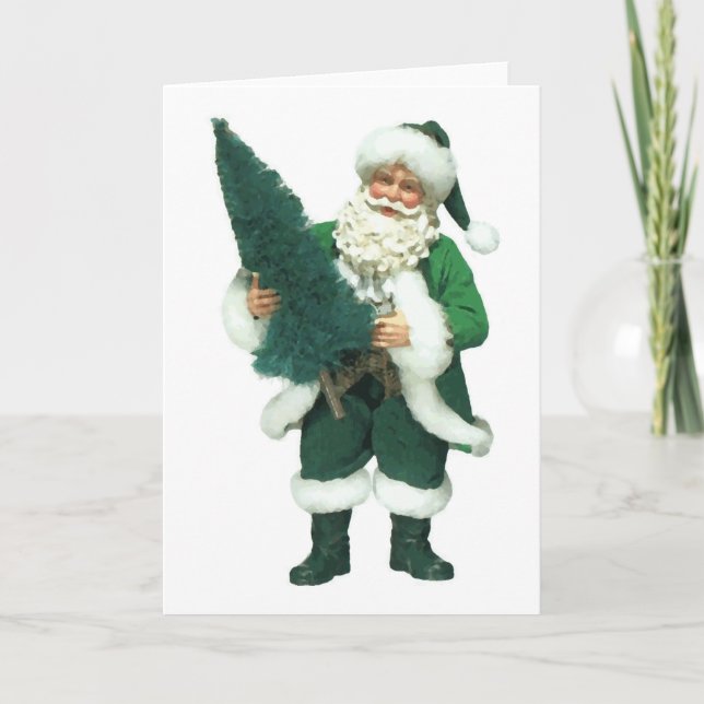 Irish Santa Holiday Card (Front)