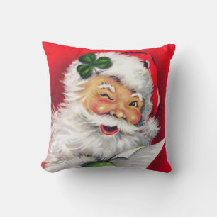 Irish Santa, Ireland, Irish Christmas, Irish  Cushion