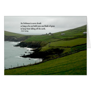 Irish Saying about Drinking