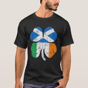 Irish Scottish Flag Ireland Scotland St Patricks D T-Shirt