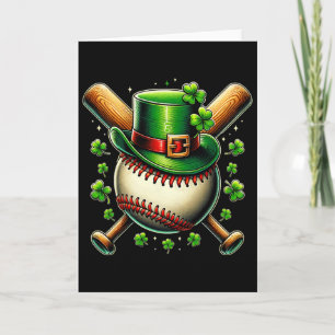 Irish Sell St Patricks Day 2025 Shamrock Men Boys Card