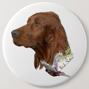 Irish Setter 6 Cm Round Badge