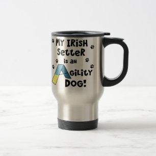 Irish Setter Agility Dog Travel Mug