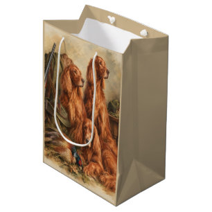 Irish Setter ,Art Medium Gift Bag