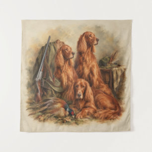 Irish Setter  ,Art  Tapestry