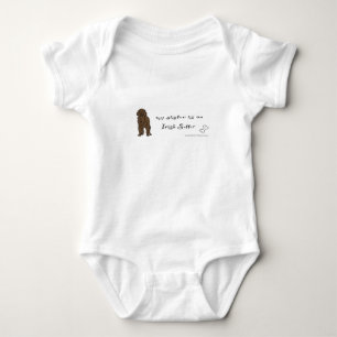Irish setter baby bodysuit