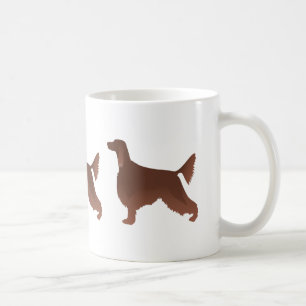 Irish Setter Basic Breed Illustration Silhouette Coffee Mug