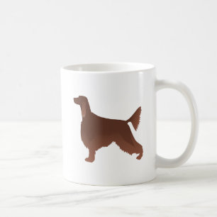 Irish Setter Basic Breed Illustration Silhouette Coffee Mug