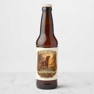 Irish Setter Beer Bottle Label