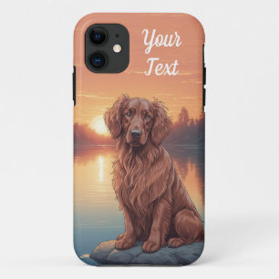 Irish Setter by Lake iPhone 11 Case