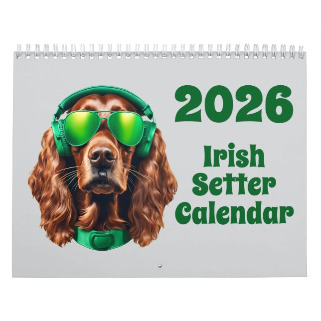 Irish Setter Calendar (Cover)