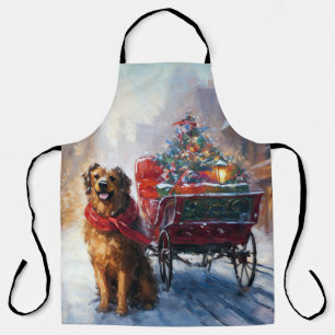 Irish Setter Christmas Festive Season  Apron