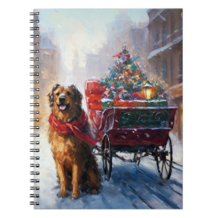 Irish Setter Christmas Festive Season  Notebook