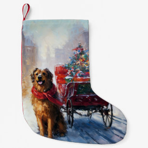 Irish Setter Christmas Festive Season  Small Christmas Stocking