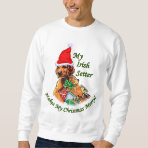 Irish Setter Christmas Gifts Sweatshirt