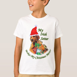 Irish Setter Christmas Gifts T-Shirt