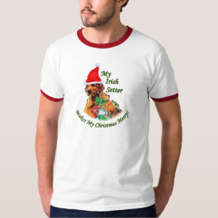 Irish Setter Christmas Gifts T-Shirt