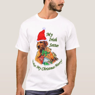 Irish Setter Christmas Gifts T-Shirt