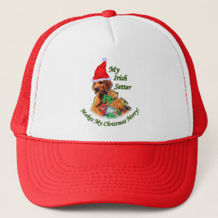 Irish Setter Christmas Gifts Trucker Hat