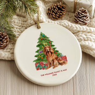 Irish Setter Christmas Ornament