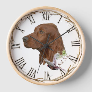 Irish Setter      Clock