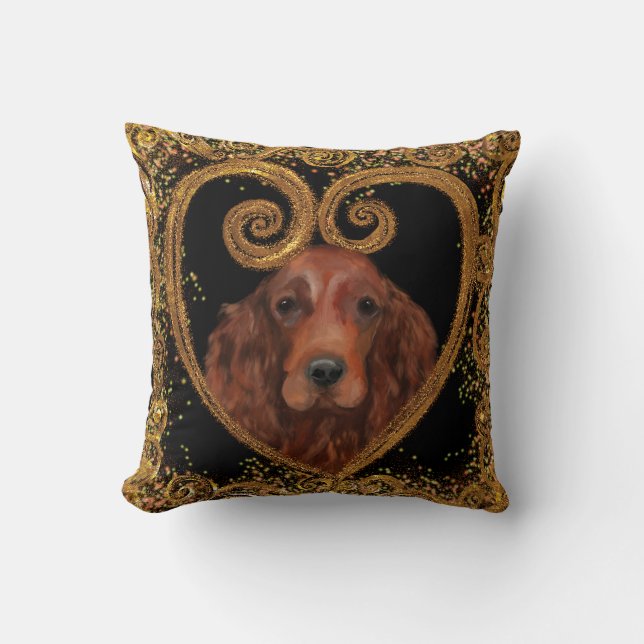  IRISH SETTER CUSHION (Front)