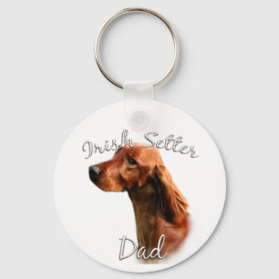 Irish Setter Dad 2 Key Ring