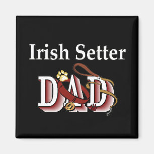 irish setter dad Magnet