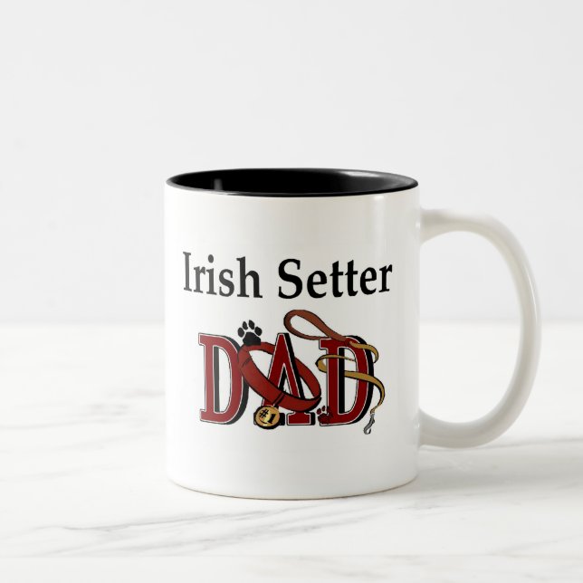 Irish Setter Dad Mug (Right)
