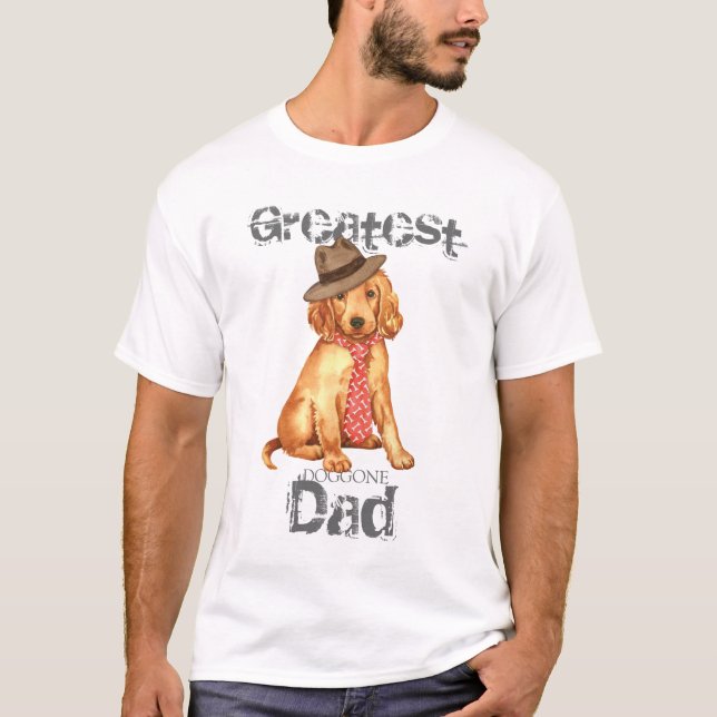 Irish Setter Dad T-Shirt (Front)