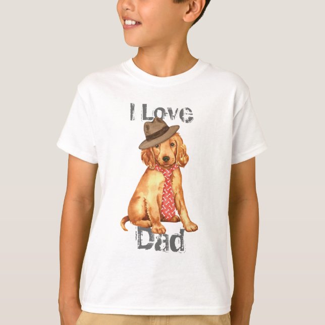Irish Setter Dad T-Shirt (Front)